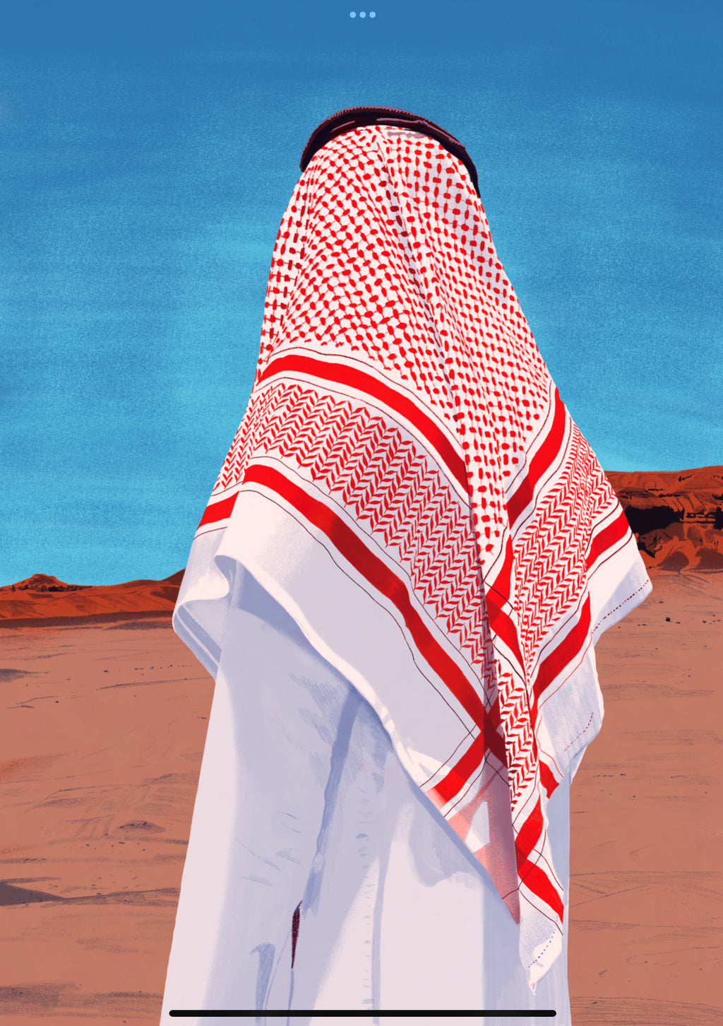 غِتّرة - Fine Art Print