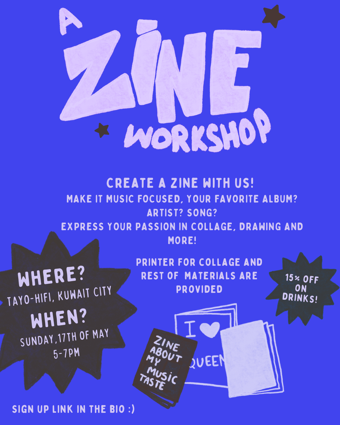 zine making workshop