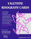Risograph Valentine Cardmaking Feb 12